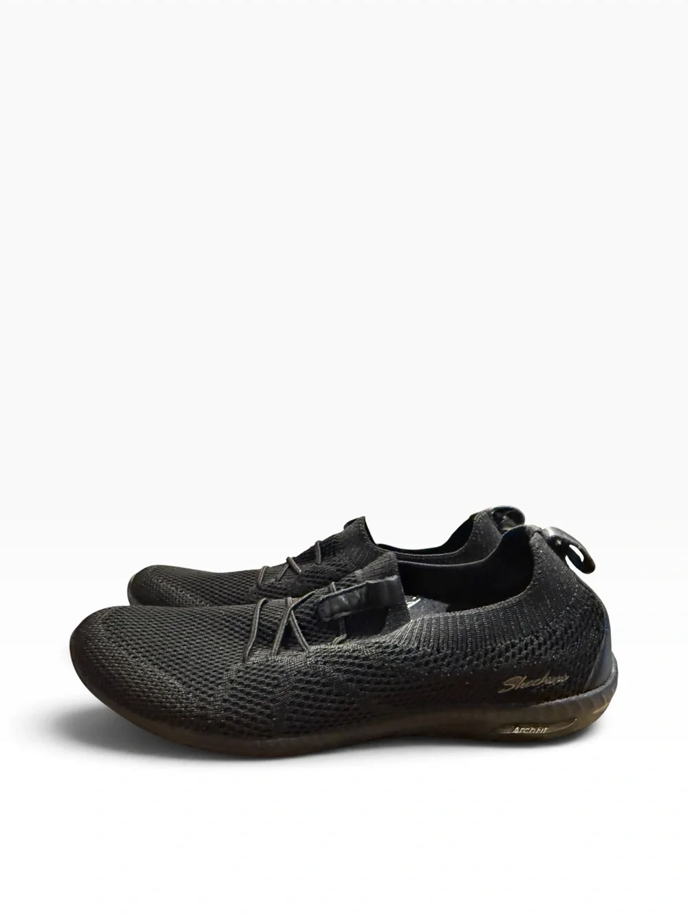 Skechers Air Cooled Arch Fit Slip On Shoes Womens 7.5 Black